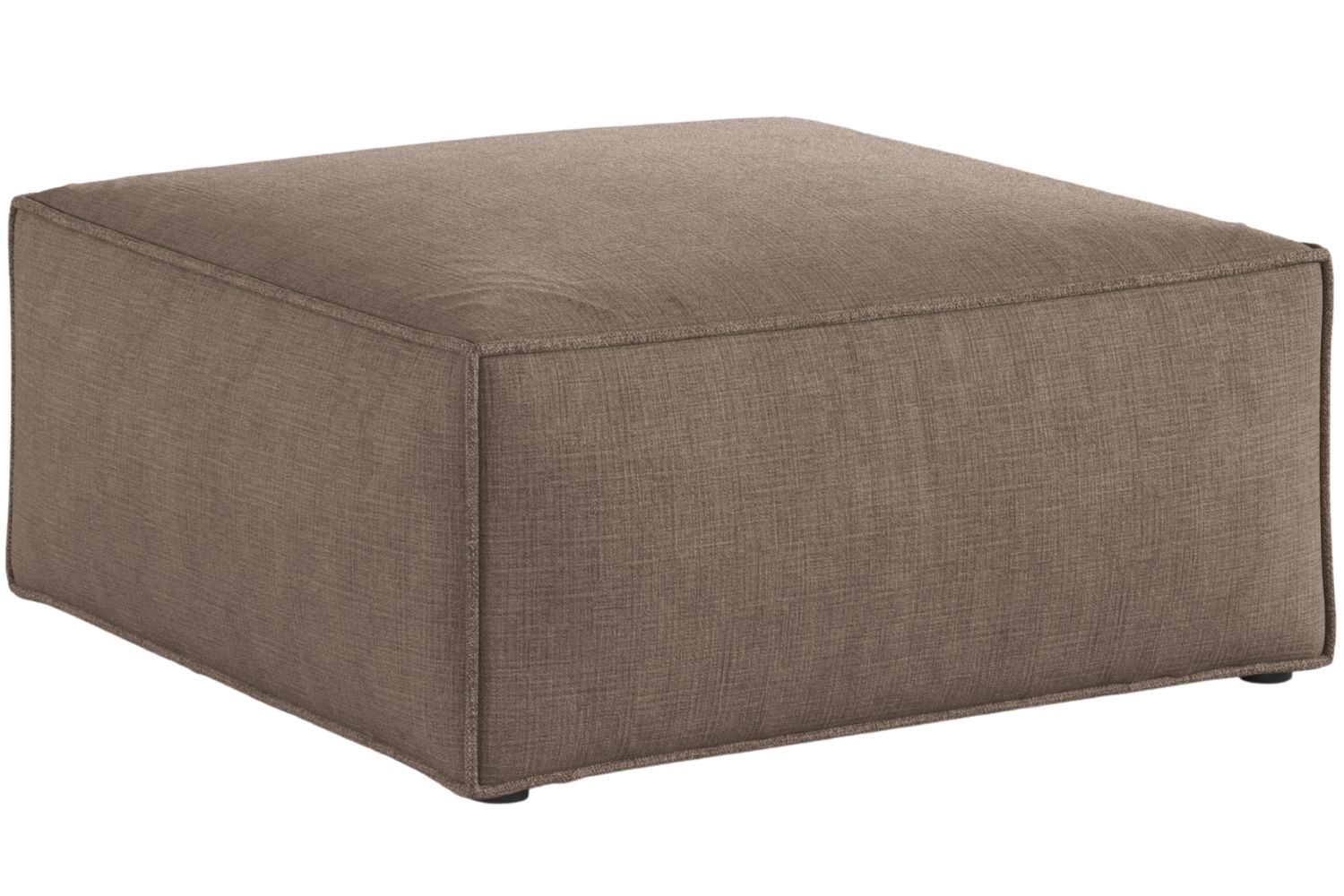 Cosmopolitan Design Hnědá podnožka Aveiro 75 x 75 cm