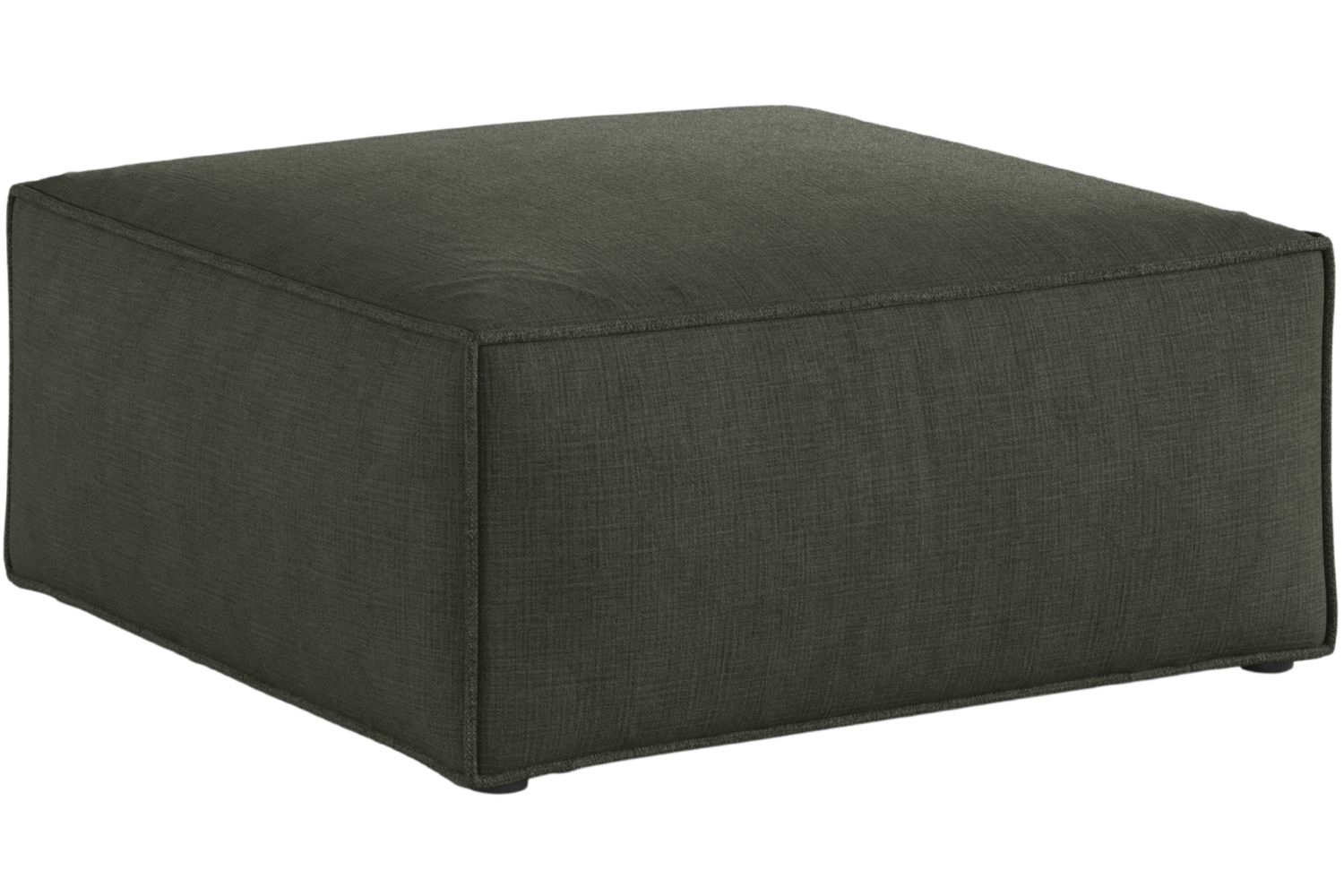 Cosmopolitan Design Tmavě zelená podnožka Aveiro 75 x 75 cm