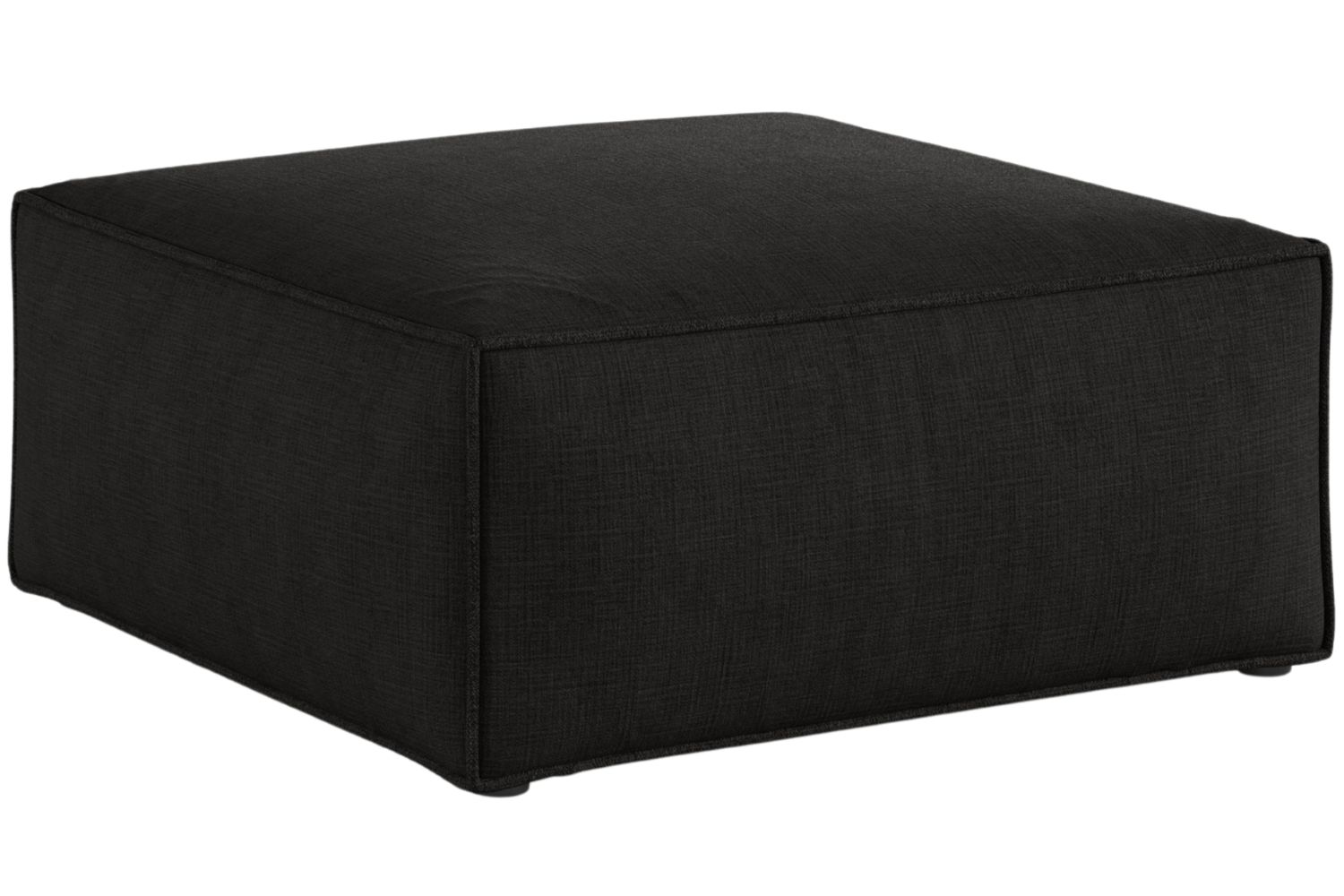 Cosmopolitan Design Černá podnožka Aveiro 75 x 75 cm
