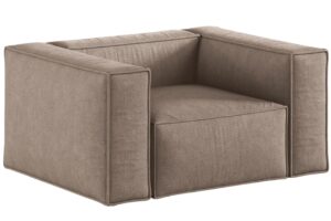 Cosmopolitan Design Hnědé křeslo Aveiro