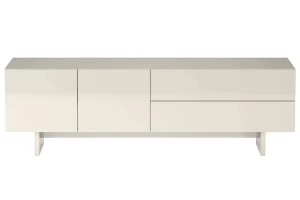 Nova Nook Lesklý béžový TV stolek Glam 160 x 38 cm