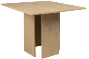 Nova Nook Jídelní stůl Asper 100 x 100 cm s dubovým dekorem