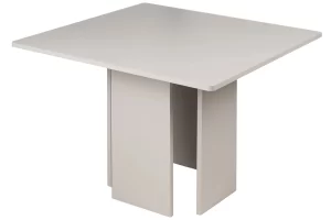 Nova Nook Béžovošedý jídelní stůl Asper 100 x 100 cm