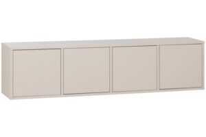 WOOOD Béžový dřevěný TV stolek Merel 200 x 39 cm