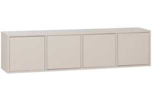 WOOOD Béžový dřevěný TV stolek Merel 200 x 39 cm
