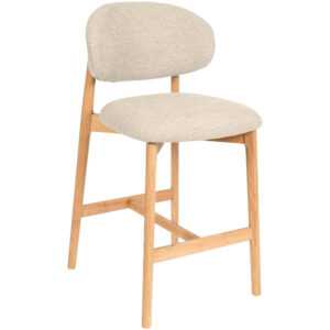 Somcasa Béžová čalouněná barová židle Renzo 66 cm